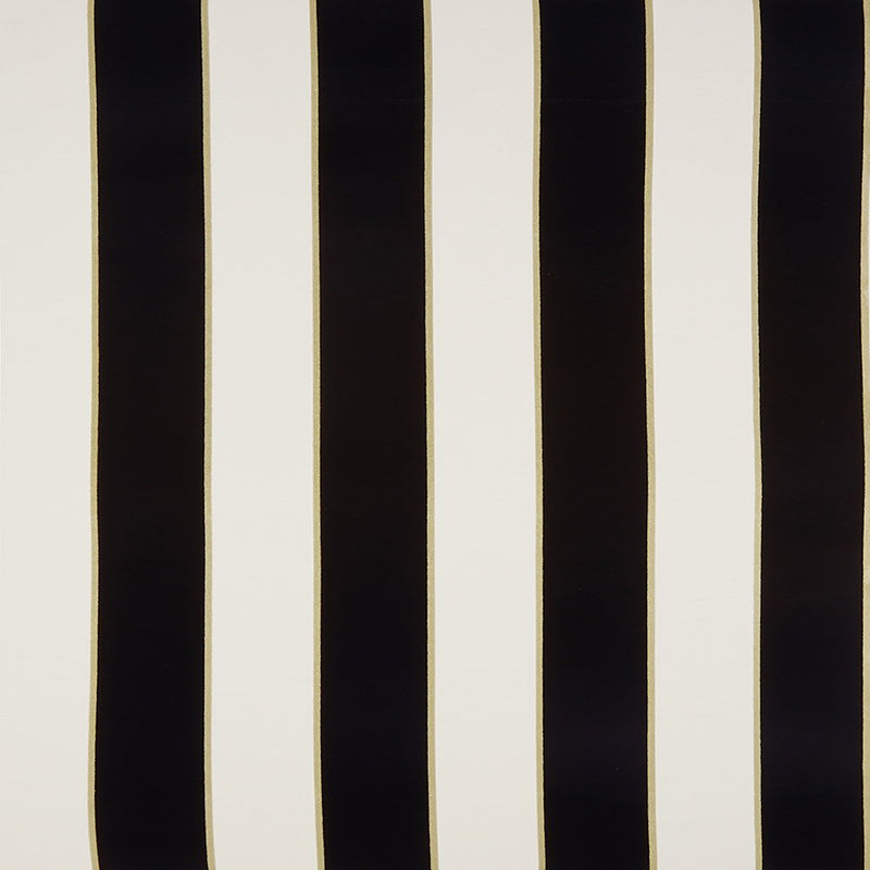 media image for Regency Stripe Ivory/Black Flocked Wallpaper 291