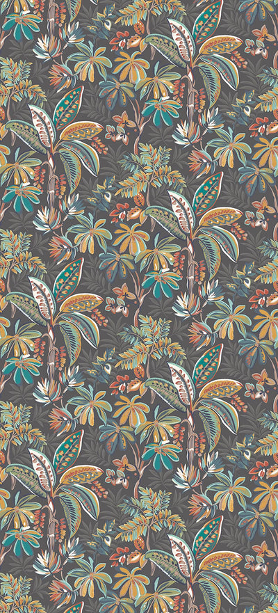 product image for Irisa Tivoli Charcoal Wallpaper 58