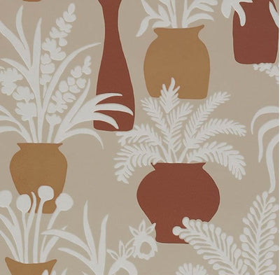 product image of Irisa Amphora Terracotta Wallpaper 535