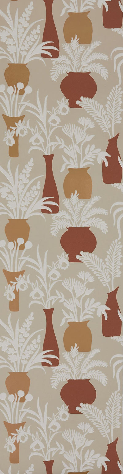 product image for Irisa Amphora Terracotta Wallpaper 88