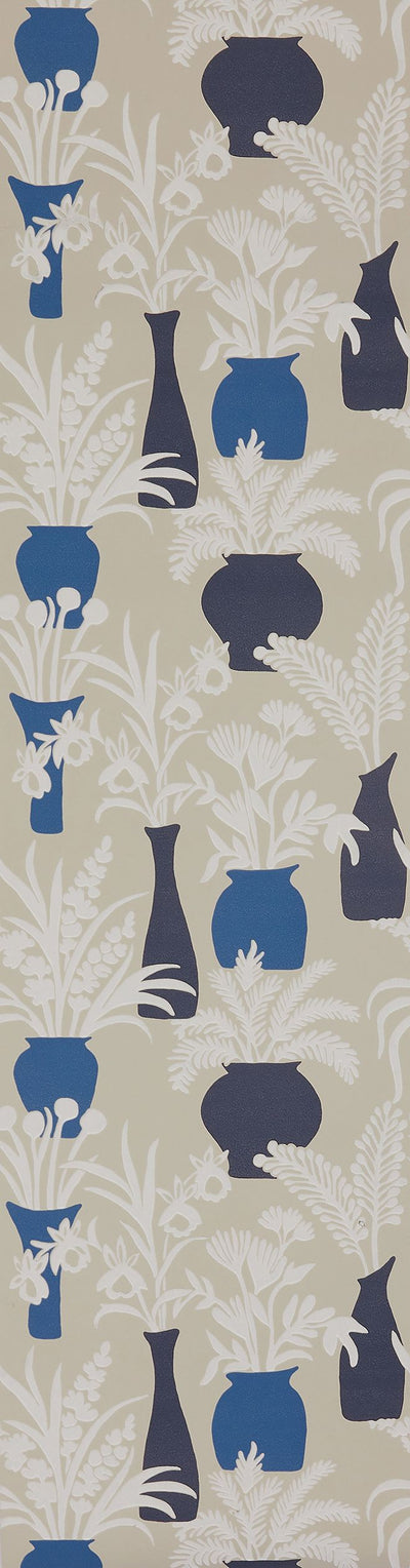 product image for Irisa Amphora Indigo Wallpaper 33