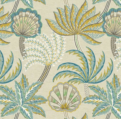 product image of Irisa Ravenala Petrol/Gold Wallpaper 578