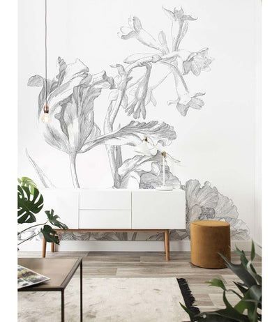 product image for Engraved Flowers No. 2 Wall Mural by KEK Amsterdam 6