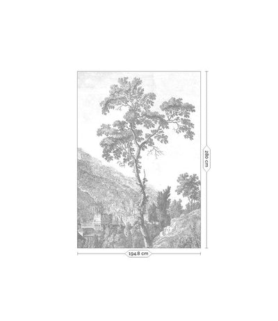 product image for Engraved Landscapes No. 2 Wall Mural by KEK Amsterdam 75