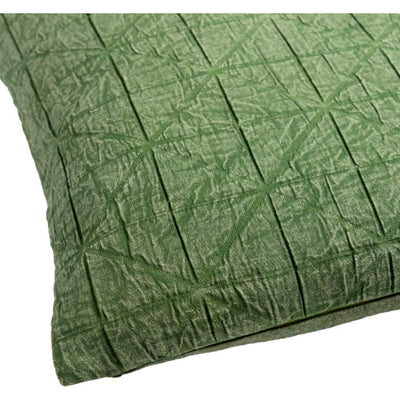 product image for Winona Cotton Dark Green Pillow Corner Image 3 45