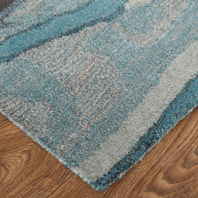 product image for Nakita Hand-Tufted Watercolor Crystal Teal/Red/Tan Rug 4 16