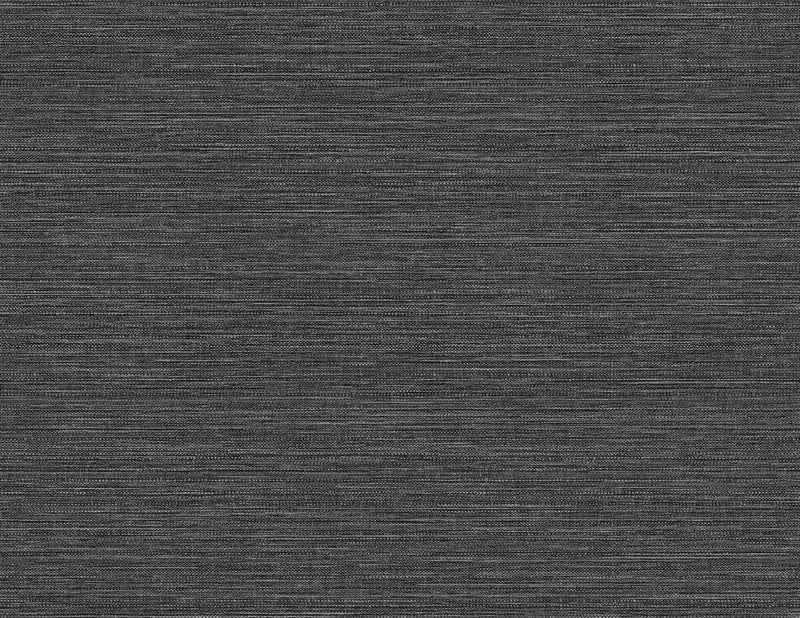media image for Faux Grasscloth Effect Wallpaper in Black 26