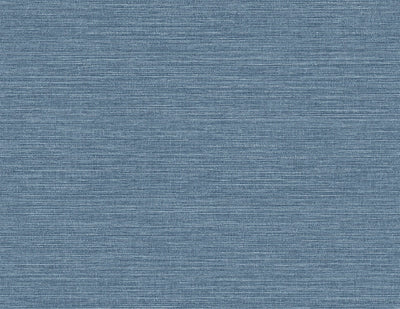 product image for Faux Grasscloth Effect Wallpaper in Medium Blue 31