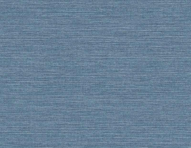 media image for Faux Grasscloth Effect Wallpaper in Medium Blue 27