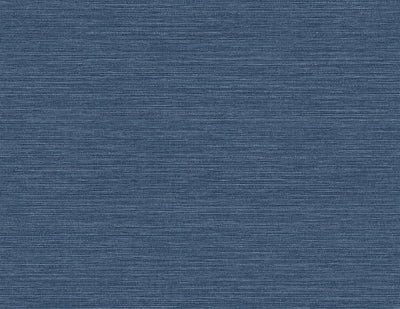 product image of Sample Faux Grasscloth Effect Wallpaper in Dark Blue 541