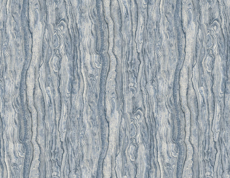 media image for Marble Texture Wallpaper in Blue 288