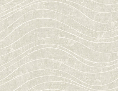 product image for Waves Effect Wallpaper in Beige 70