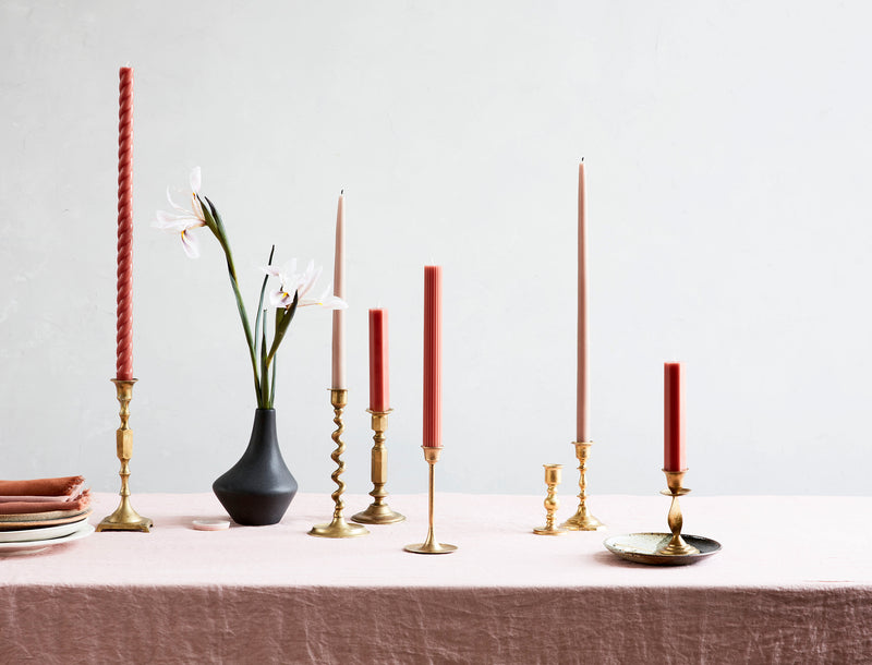 media image for Greige Taper Candles in Various Sizes 289