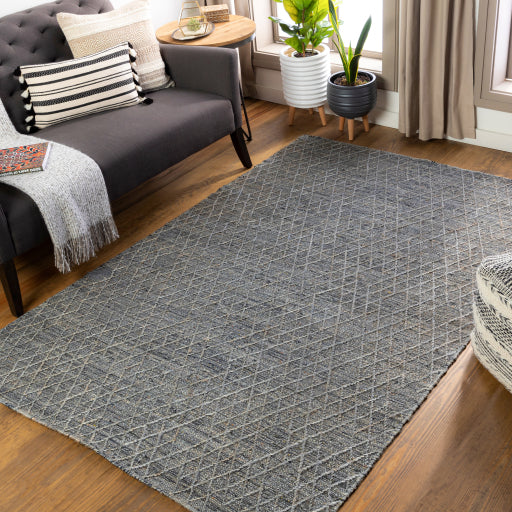 media image for Watford Jute Black Rug Roomscene Image 215