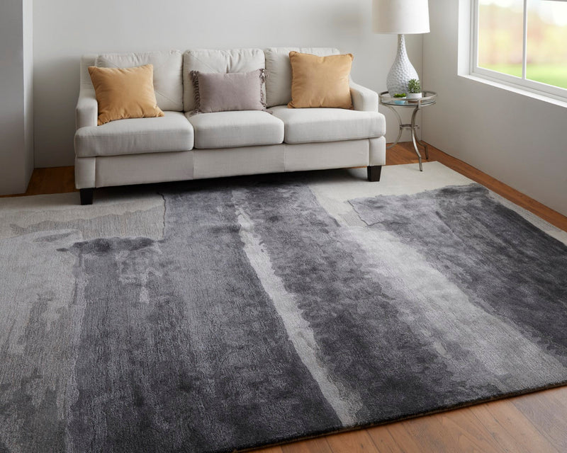 media image for ramiro abstract contemporary hand tufted charcoal ivory rug by bd fine anyr8921chlivyh00 9 27