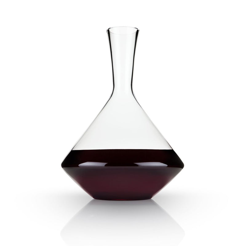 media image for angled crystal wine decanter 1 25