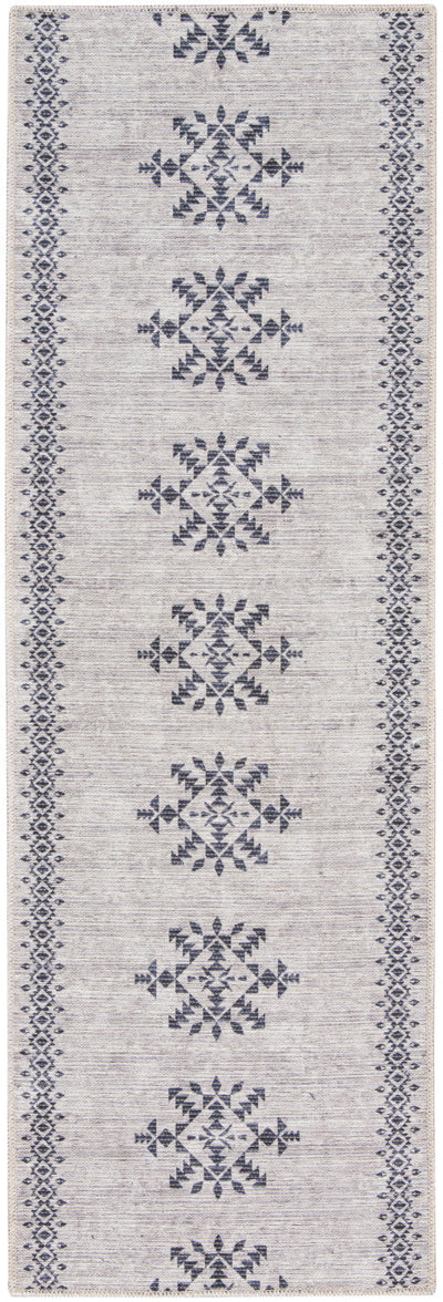 product image for Nicole Curtis Machine Washable Series Ivory Charcoal Scandinavian Rug By Nicole Curtis Nsn 099446163332 2 31