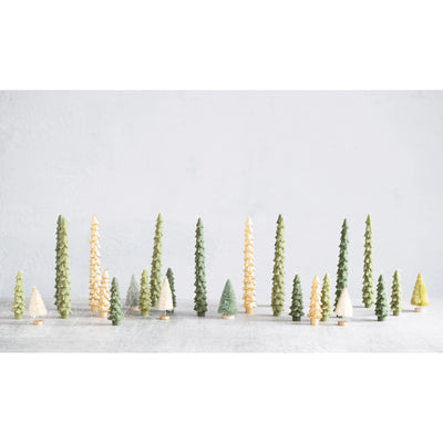 product image for tree shaped taper candles unscented 5 16