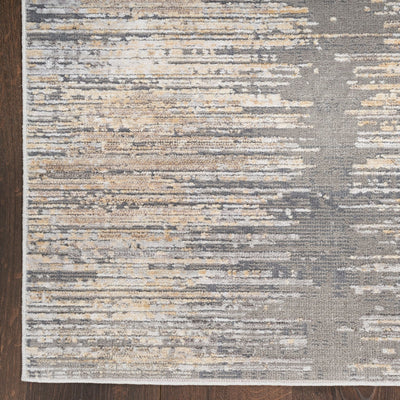 product image for Nourison Home Abstract Hues Grey Gold Modern Rug By Nourison Nsn 099446904553 6 50