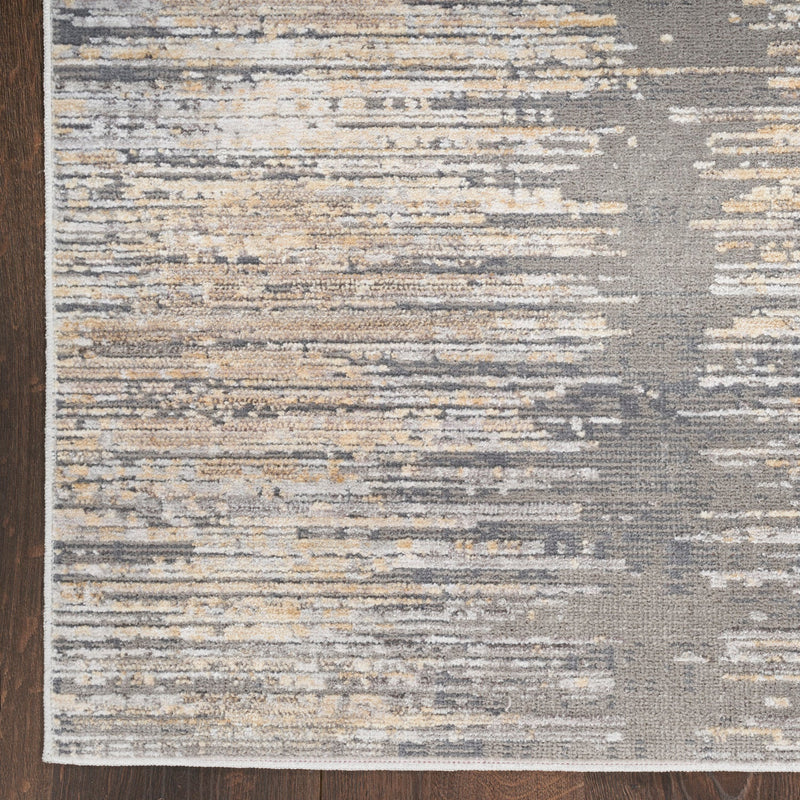 media image for Nourison Home Abstract Hues Grey Gold Modern Rug By Nourison Nsn 099446904553 6 263