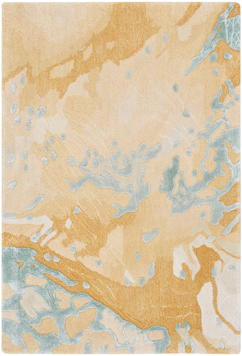 media image for Nourison Home Prismatic Sand Blue Modern Rug By Nourison Nsn 099446900890 1 272