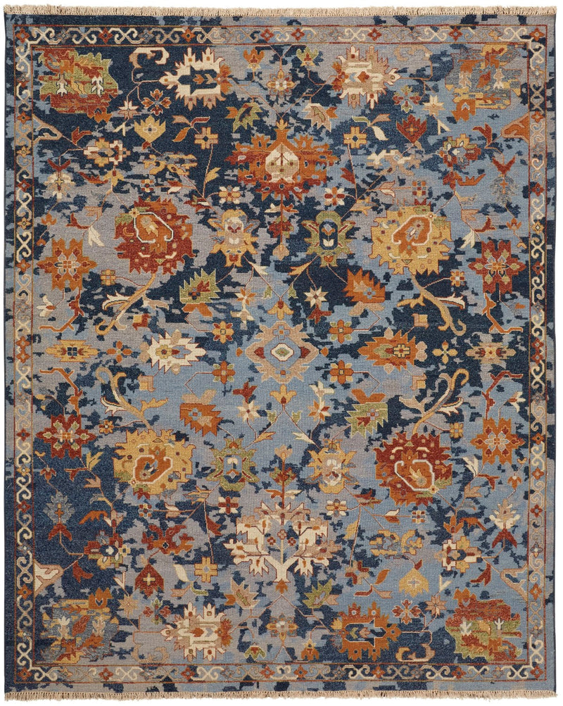 media image for pierson oushak wool rug hand knotted blue rug by bd fine leyr0587blu000j55 1 236