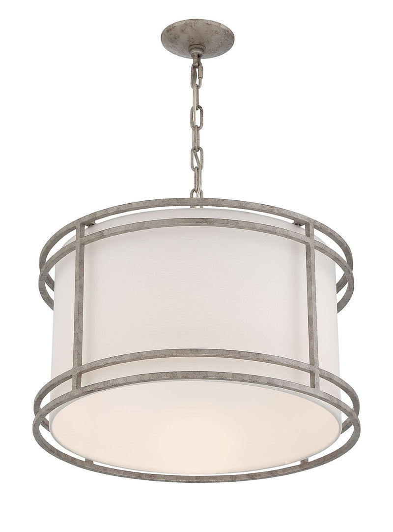 media image for Mila Transitional Shaded Drum Pendant By Lumanity 3 288