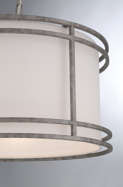 product image for Mila Transitional Shaded Drum Pendant By Lumanity 5 2